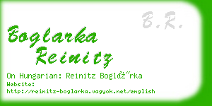 boglarka reinitz business card